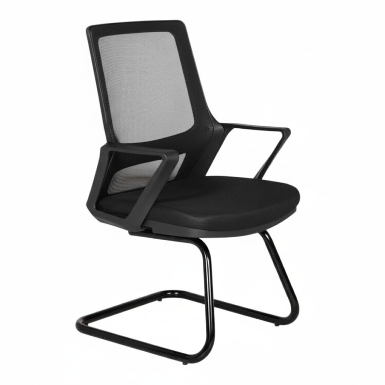 DONNA SİYAH KUMAŞ MİSAFİR BEKLEME KOLTUĞU - 4