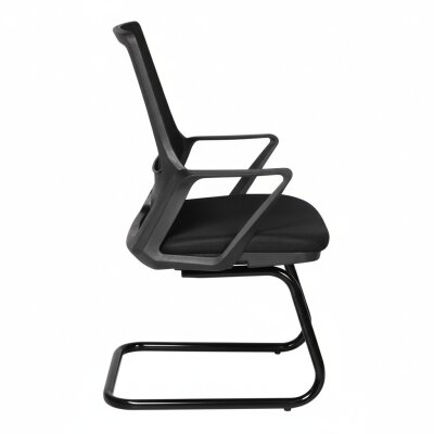 DONNA SİYAH KUMAŞ MİSAFİR BEKLEME KOLTUĞU - ATOM OFİS (1)