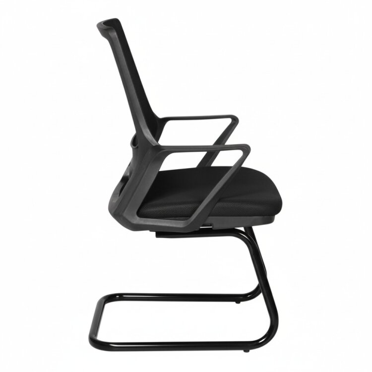 DONNA SİYAH KUMAŞ MİSAFİR BEKLEME KOLTUĞU - 2