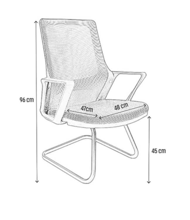 DONNA SİYAH MİSAFİR BEKLEME KOLTUĞU - 5