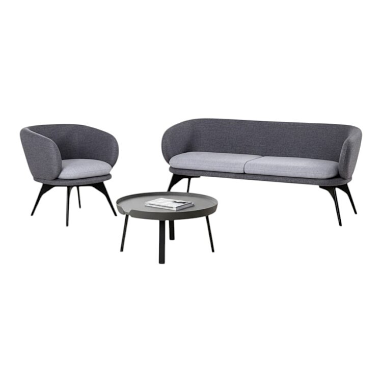 FERRİ 3'LÜ GRİ OTURMA GRUBU TAKIMI - 3