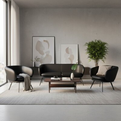 FERRİ 3'LÜ OTURMA GRUBU TAKIMI - TARZ OFFICE