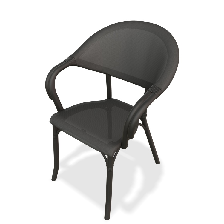 FLASH-N SİYAH RENK FİLELİ KOLTUK - 3