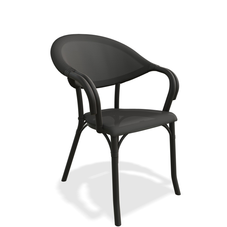 FLASH-N SİYAH RENK FİLELİ KOLTUK - 1