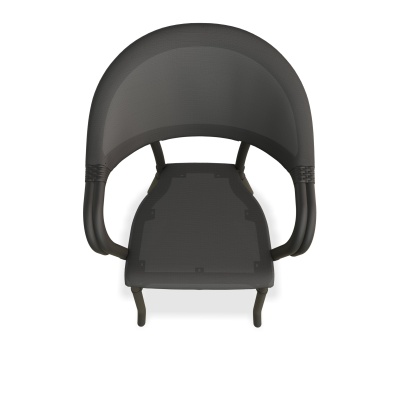 FLASH-N SİYAH RENK FİLELİ KOLTUK - 4