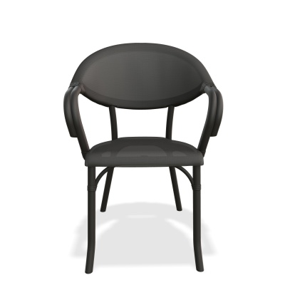 FLASH-N SİYAH RENK FİLELİ KOLTUK - 5