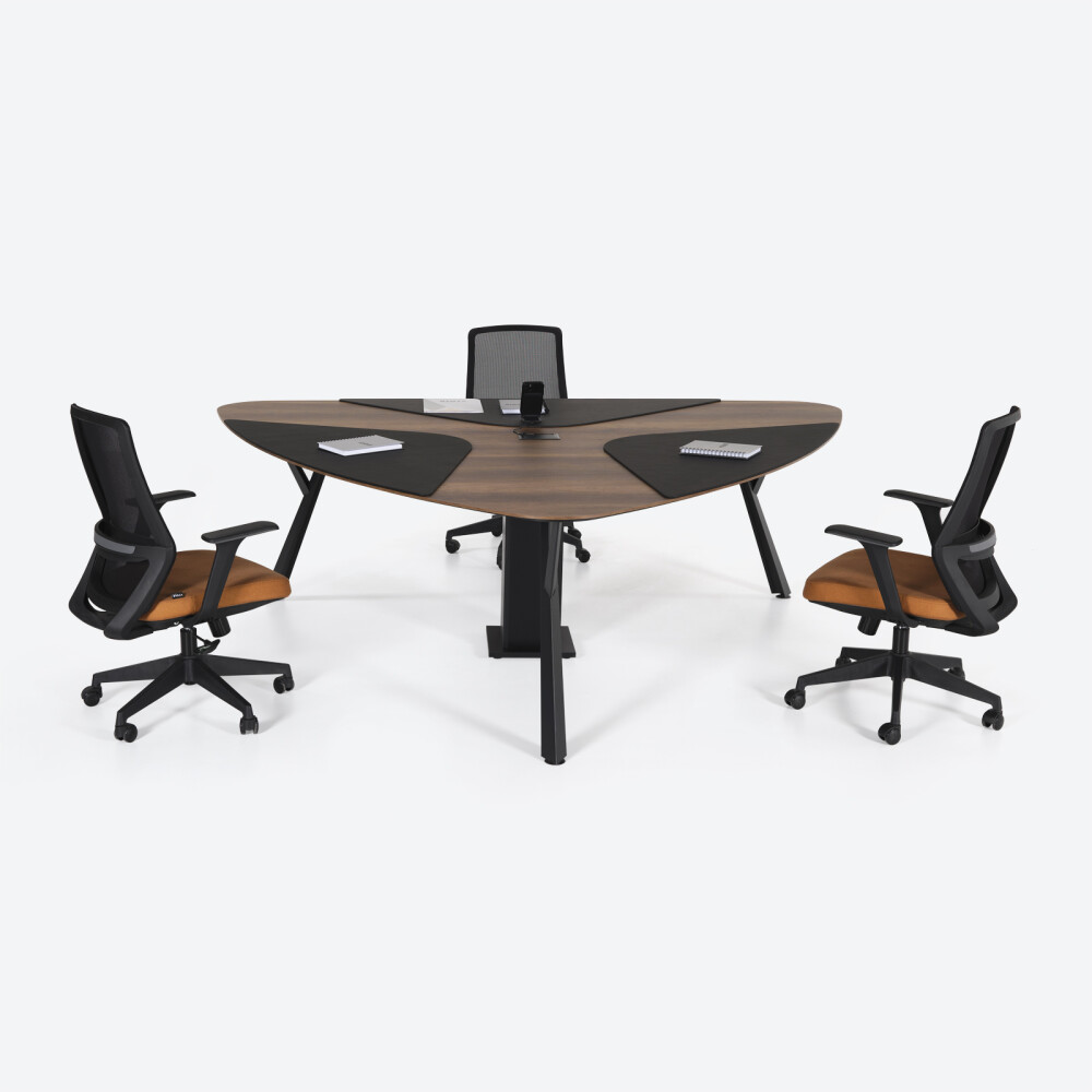 GATRİO ÜÇGEN TOPLANTI MASASI - VİOLA (1)