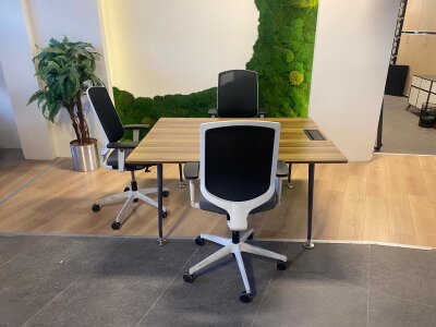 İTHAL 3 KİŞİLİK DATAPORTLU TOPLANTI MASASI (1 YIL GARANTİ) - ATOM OFİS