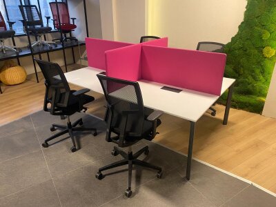 İTHAL 4 KİŞİLİK DATAPORTLU ÇALIŞMA MASASI (1 YIL GARANTİ) - 4