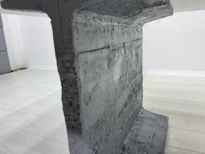 SERAMİK TOPLANTI MASASI BETON AYAKLI - 8