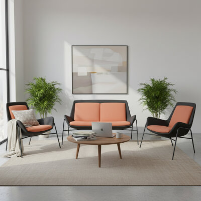 MARS 3'LÜ OTURMA GRUBU TAKIMI - SOMON GRİ - NERR