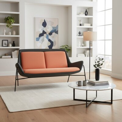 MARS İKİLİ KANEPE - SOMON GRİ - NERR