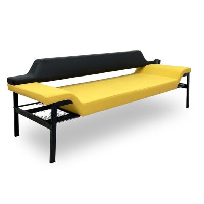 MARTİN SARI - SİYAH BEKLEME KANEPESİ - NERR