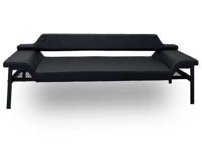 MARTİN SİYAH BEKLEME KANEPESİ - 2