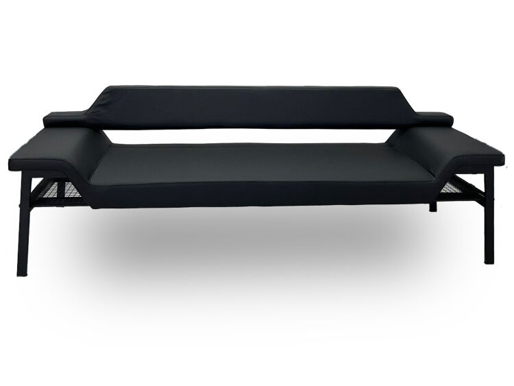 MARTİN SİYAH BEKLEME KANEPESİ - 2