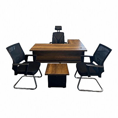 ATOM MEKOM BAROK ÇALIŞMA MASASI TAKIMI - 120 CM - ATOM OFİS (1)