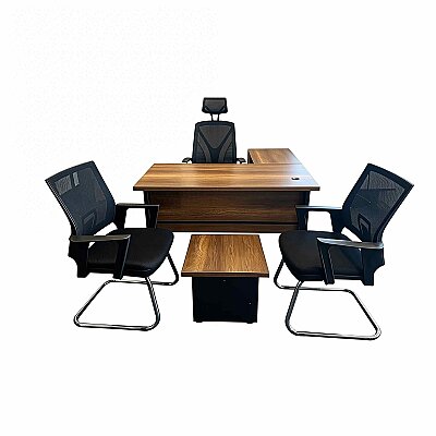 ATOM MEKOM BAROK ÇALIŞMA MASASI TAKIMI - 120 CM - ATOM OFİS (1)