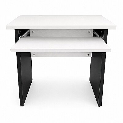 ATOM MEKOM BEYAZ ÇALIŞMA MASASI TAKIMI - 120 CM - 4