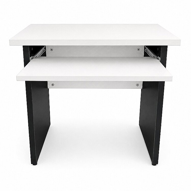 ATOM MEKOM BEYAZ ÇALIŞMA MASASI TAKIMI - 120 CM - 4