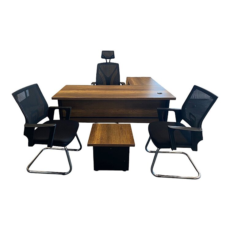 ATOM MEKOM KESONLU L ÇALIŞMA MASASI TAKIMI (SEHPA + ETAJER) - 2