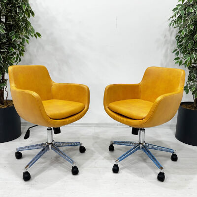 MELİK SARI DERİ ÇALIŞMA & TOPLANTI KOLTUĞU - 5