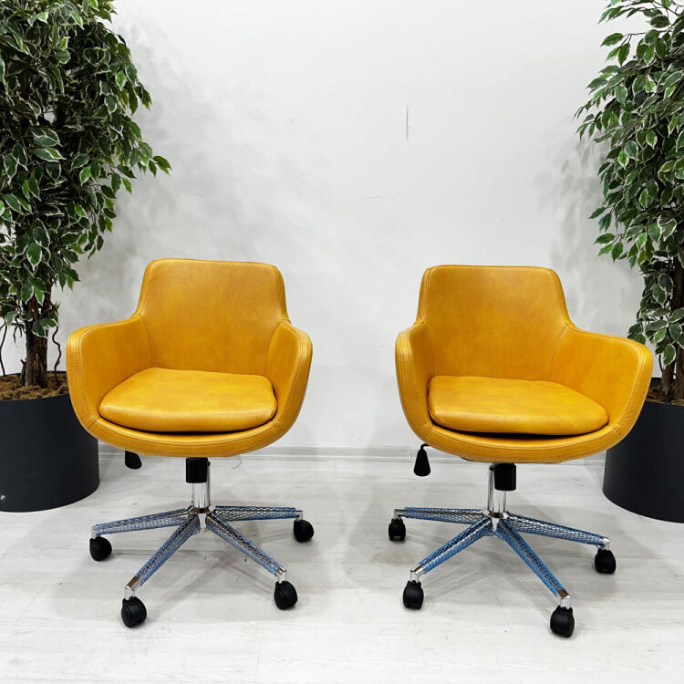 MELİK SARI DERİ ÇALIŞMA & TOPLANTI KOLTUĞU - 4