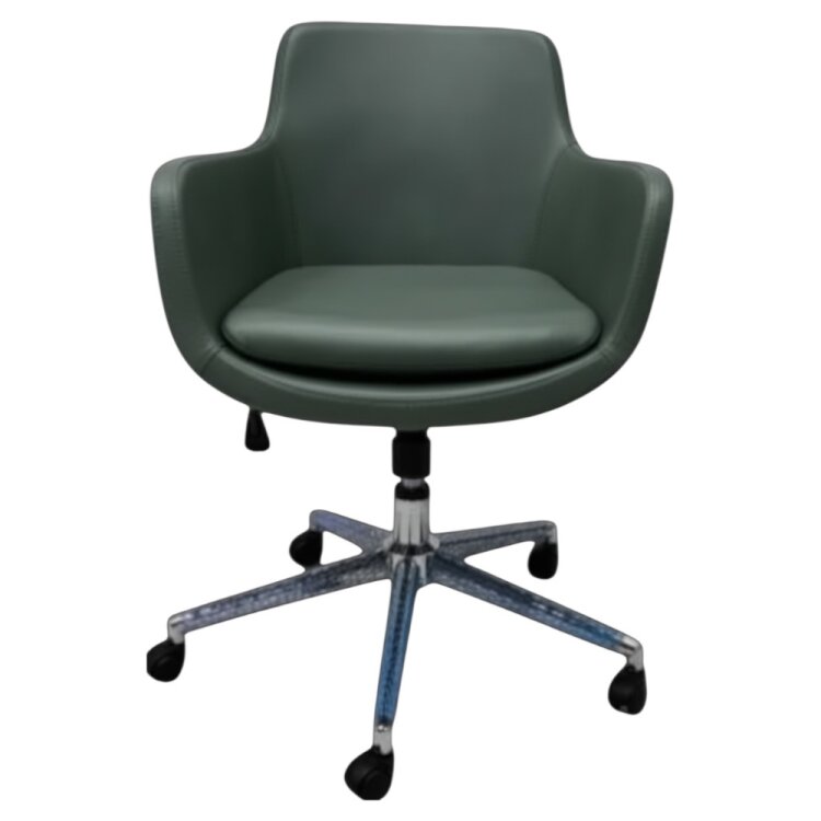 MELİK YEŞİL DERİ ÇALIŞMA & TOPLANTI KOLTUĞU - 1