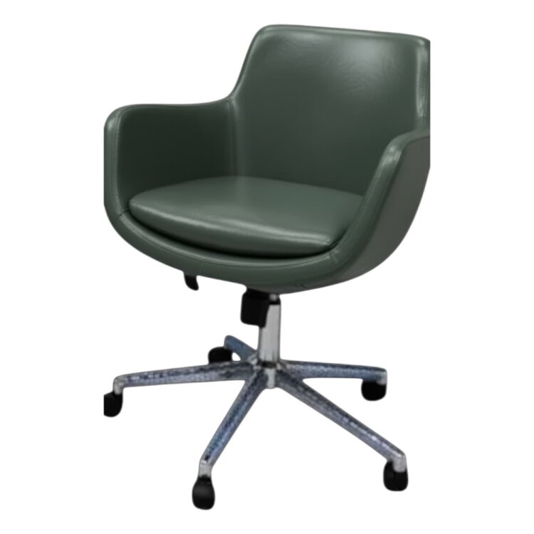 MELİK YEŞİL DERİ ÇALIŞMA & TOPLANTI KOLTUĞU - 4