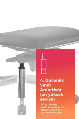 SAMURAI INFINITY SİYAH YÖNETİCİ MAKAM KOLTUĞU - 6