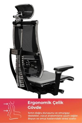 YOGA 4D DERİ VE FİLELİ YÖNETİCİ ÇALIŞMA KOLTUĞU - METTA (1)