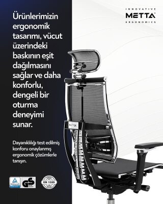 YOGA 4D FİLELİ YÖNETİCİ ÇALIŞMA KOLTUĞU - 3