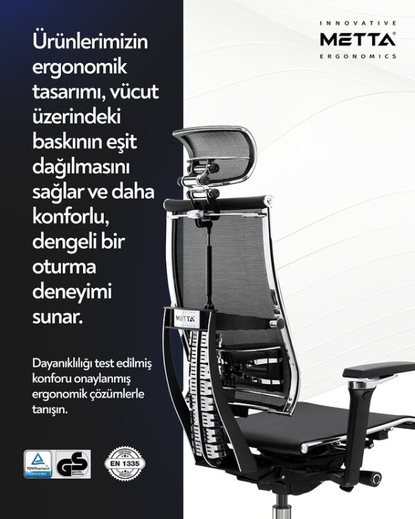 YOGA 4D FİLELİ YÖNETİCİ ÇALIŞMA KOLTUĞU - 3