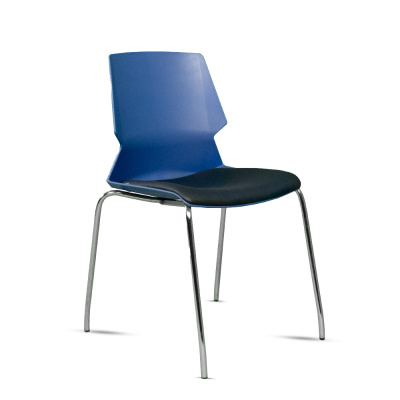 MORA MİNDERLİ MAVİ BEKLEME SANDALYESİ - 4