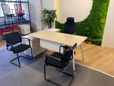 NURUS DATAPORTLU VE ETAJERLİ YÖNETİCİ MASASI (1 YIL GARANTİ) - 3