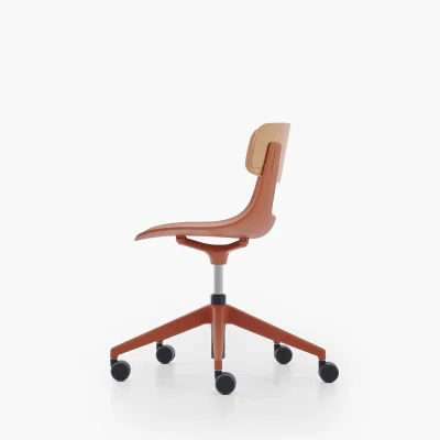 NURUS LUCREZİA AHŞAP SIRT KİREMİT ÇALIŞMA SANDALYESİ - 6