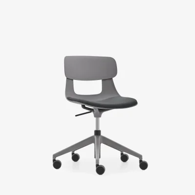 NURUS LUCREZİA MİNDERLİ GRİ ÇALIŞMA SANDALYESİ - ATOM OFİS (1)