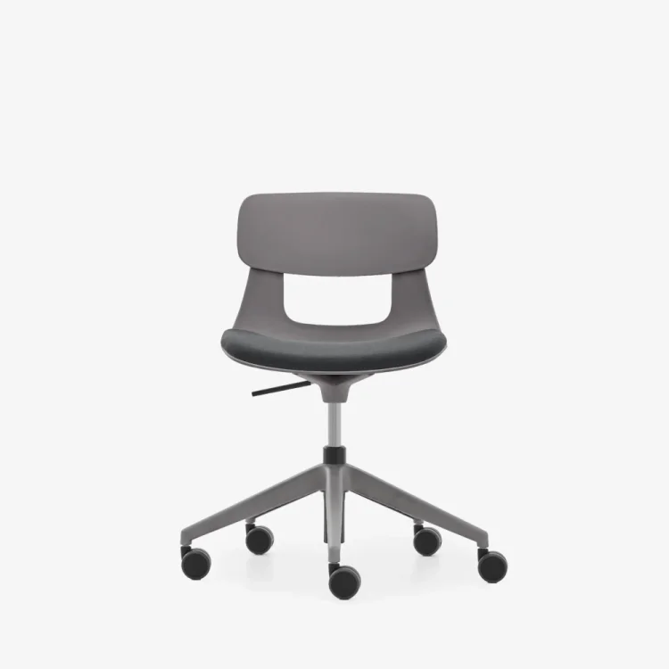 NURUS LUCREZİA MİNDERLİ GRİ ÇALIŞMA SANDALYESİ - 1