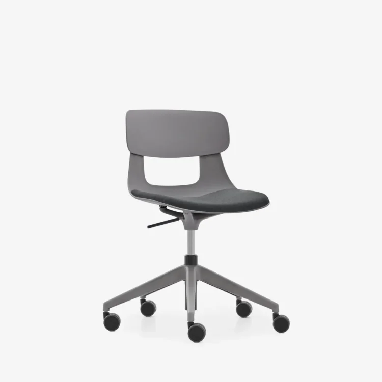 NURUS LUCREZİA MİNDERLİ GRİ ÇALIŞMA SANDALYESİ - 2