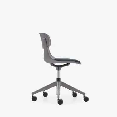 NURUS LUCREZİA MİNDERLİ GRİ ÇALIŞMA SANDALYESİ - 3