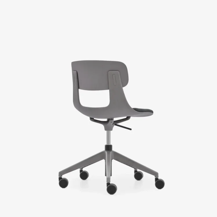 NURUS LUCREZİA MİNDERLİ GRİ ÇALIŞMA SANDALYESİ - 4
