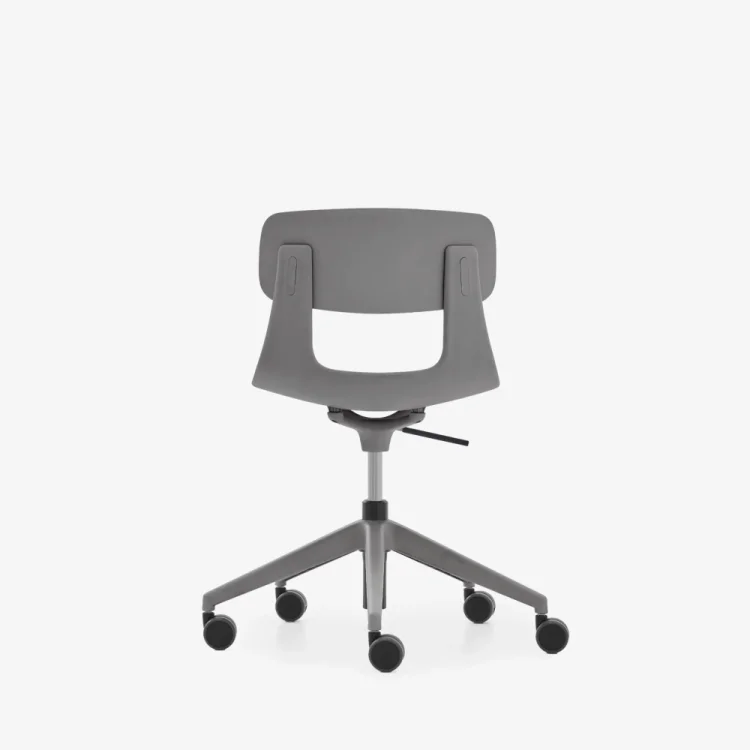 NURUS LUCREZİA MİNDERLİ GRİ ÇALIŞMA SANDALYESİ - 5