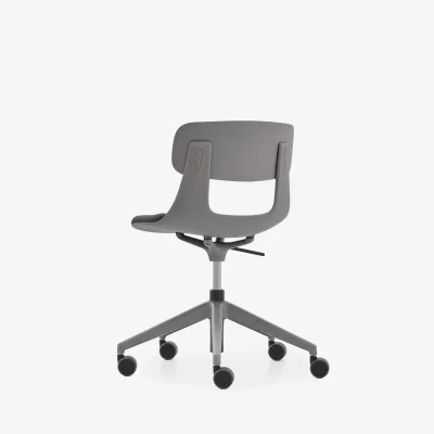 NURUS LUCREZİA MİNDERLİ GRİ ÇALIŞMA SANDALYESİ - 7