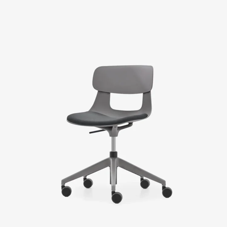 NURUS LUCREZİA MİNDERLİ GRİ ÇALIŞMA SANDALYESİ - 8