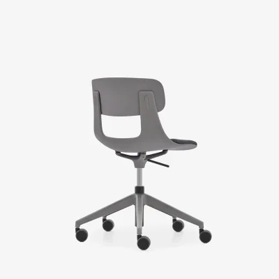 NURUS LUCREZİA MİNDERLİ GRİ ÇALIŞMA SANDALYESİ - 4