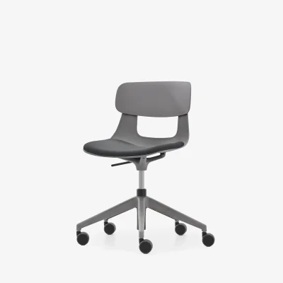 NURUS LUCREZİA MİNDERLİ GRİ ÇALIŞMA SANDALYESİ - 8