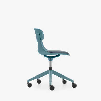 NURUS LUCREZİA MİNDERLİ MAVİ ÇALIŞMA SANDALYESİ - 3