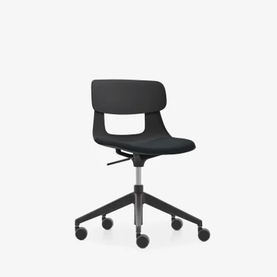 NURUS LUCREZİA MİNDERLİ SİYAH ÇALIŞMA SANDALYESİ - ATOM OFİS (1)