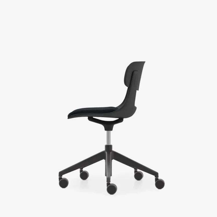 NURUS LUCREZİA MİNDERLİ SİYAH ÇALIŞMA SANDALYESİ - 6