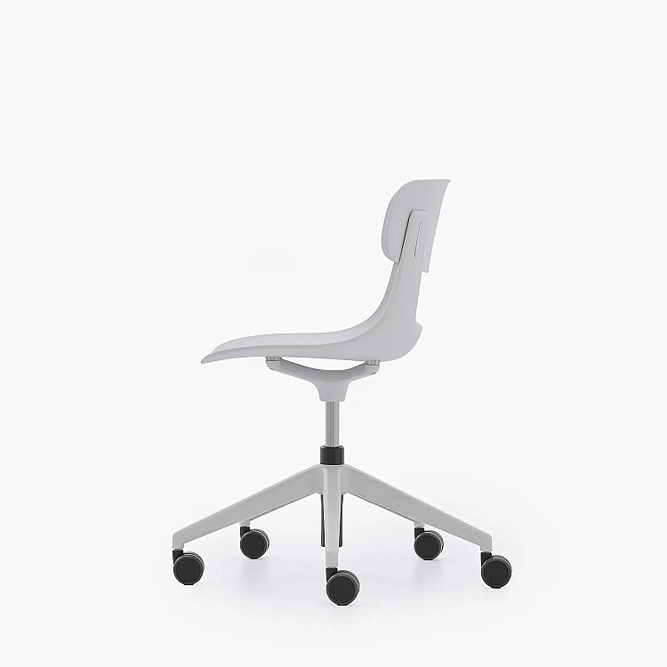 NURUS LUCREZİA PLASTİK SIRT BEYAZ ÇALIŞMA SANDALYESİ - 6