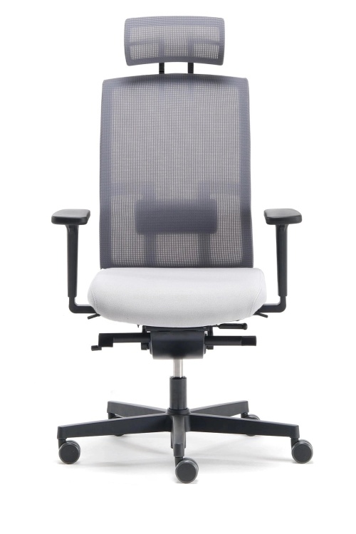 NURUS ME TOO BAŞLIKLI AÇIK GRİ ÇALIŞMA KOLTUĞU - 1